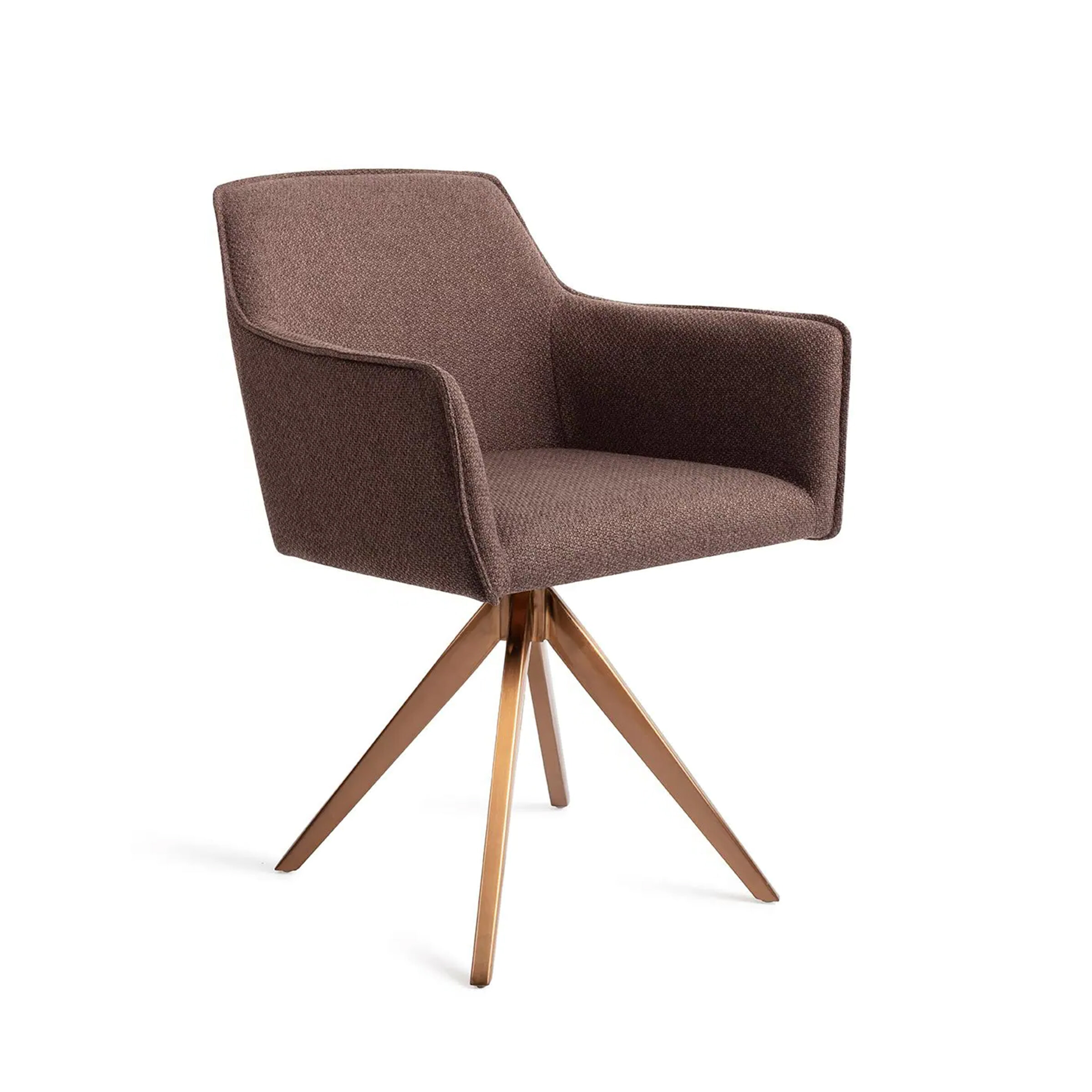 Jesper Home Eetkamerstoel Hofu Turn Rose Gold - Potters Clay | Jesper Home
