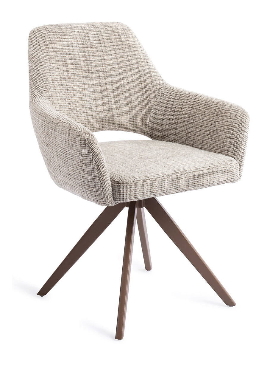 Jesper Home Eetkamerstoel Yanai Turn Brown