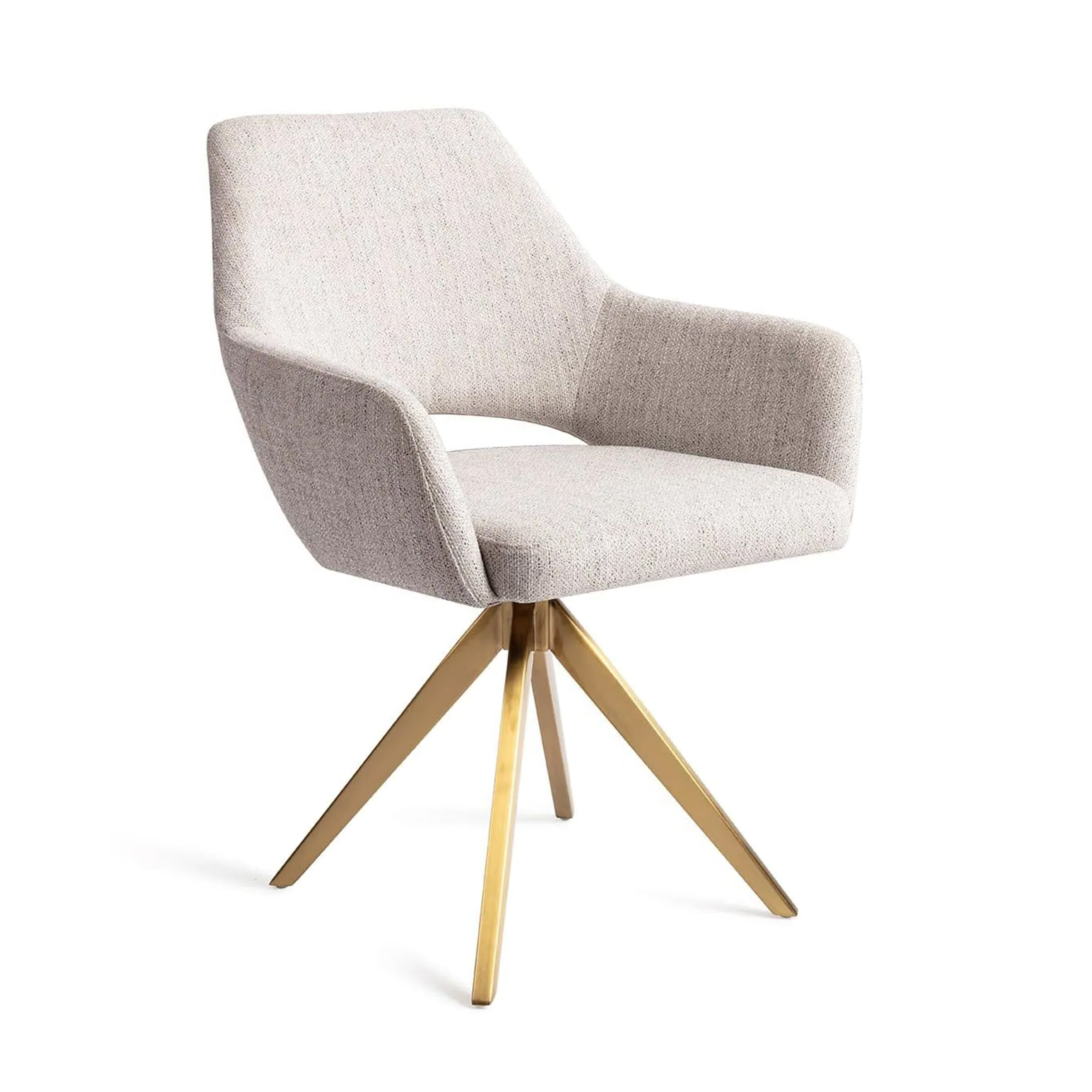 Jesper Home Eetkamerstoel Yanai Turn Gold - Pigeon | Jesper Home
