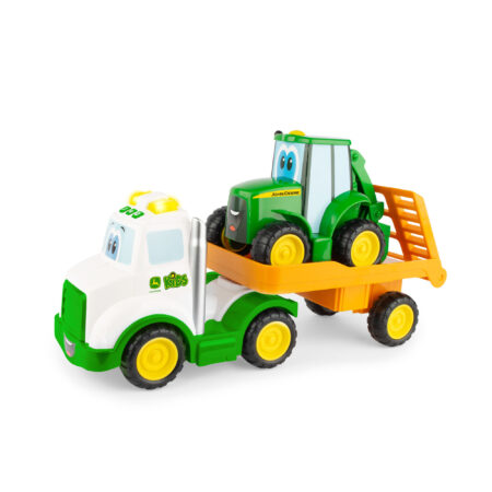 John Deere Speelgoed transportset met vrachtauto en tractor | Britains