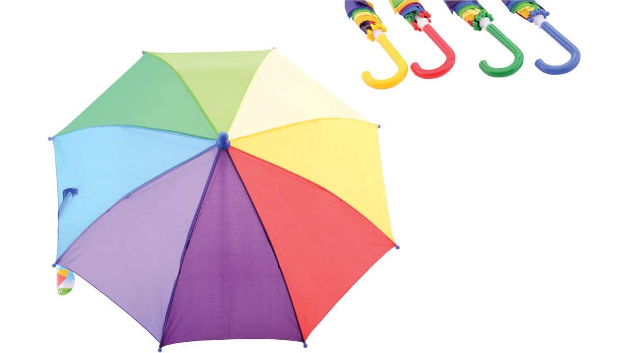 John Toy Regenboog Paraplu Ø68cm | Johntoy