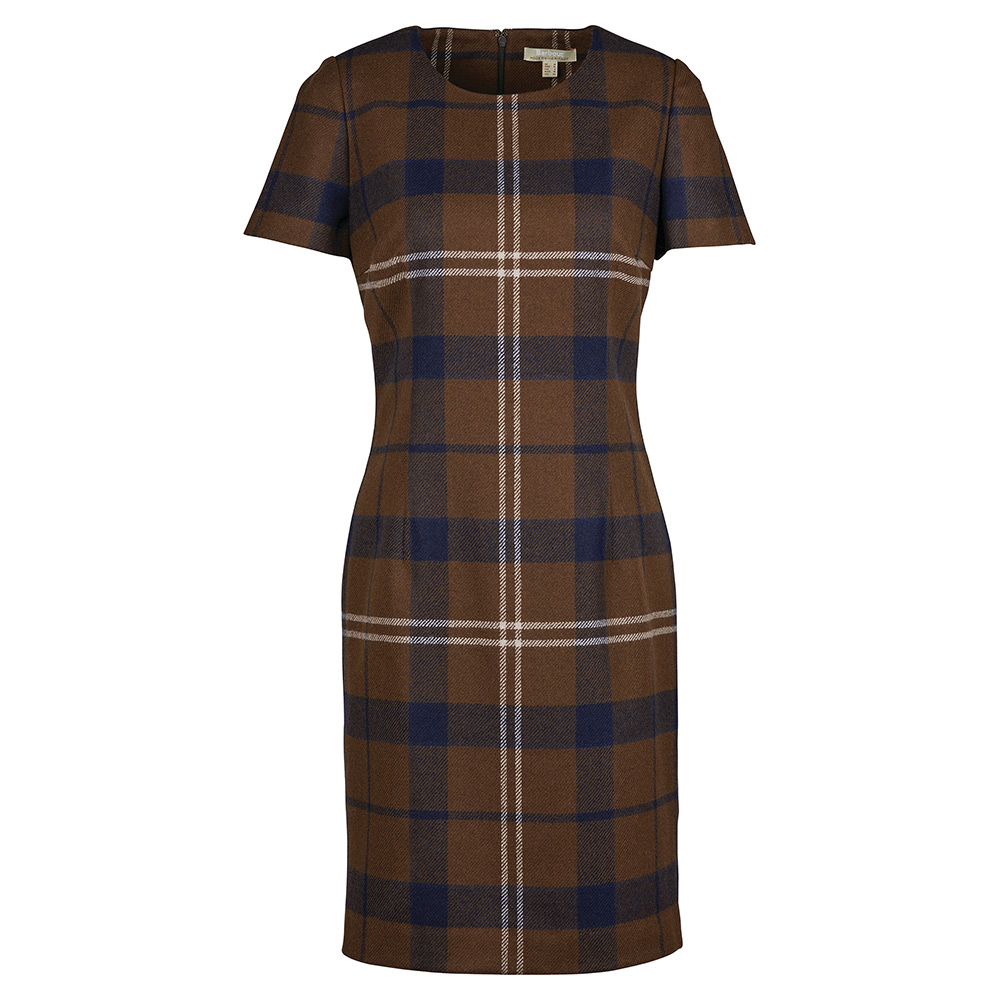 Jurk Dee Praline tartan | Barbour
