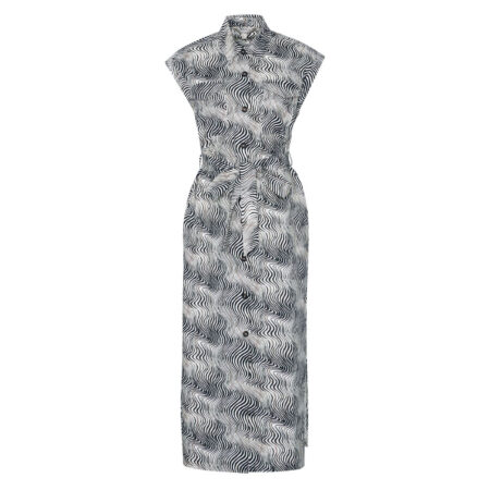 Jurk Romy Maxi Monochrome Print | Barbour