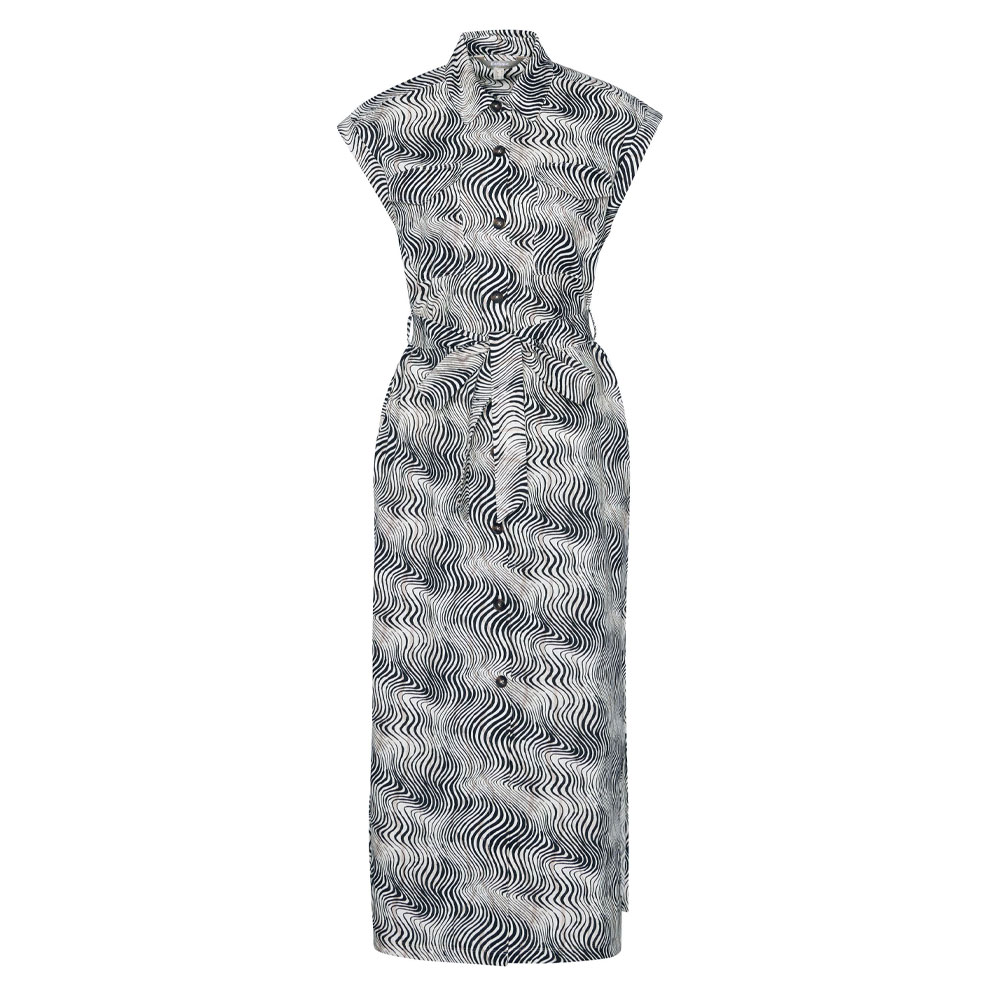 Jurk Romy Maxi Monochrome Print | Barbour
