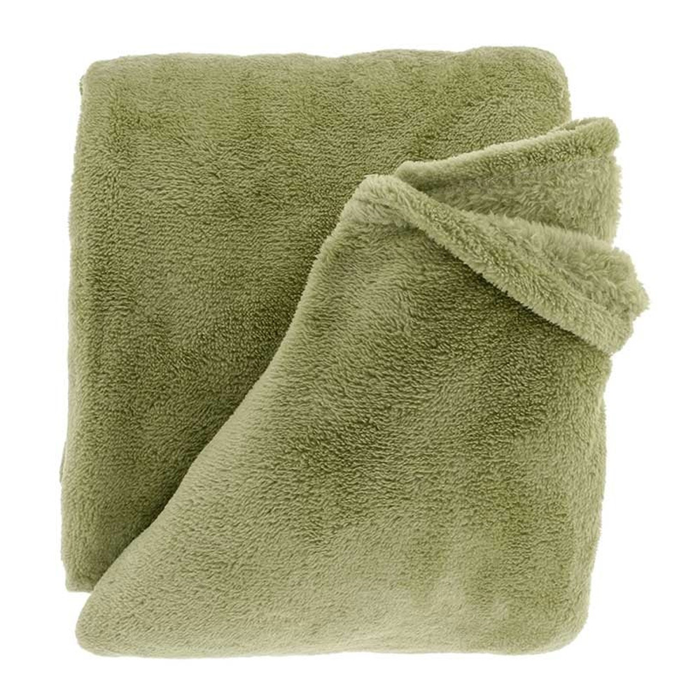 Justin fleece plaid Tea Green 150x200cm |
