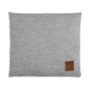 Juul kussen 50x50 lichtgrijs/beige | Knit Factory