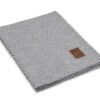 Juul plaid lichgrijs/beige | Knit Factory
