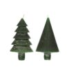 Kaars Boom Donker Groen 12X7Cm | Ideas 4 Seasons