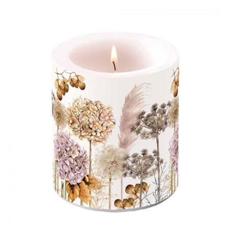 Kaars Droogbloemen M | Ambiente