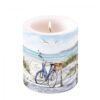 Kaars Fiets op het strand M |