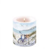 Kaars Fiets op het strand S |