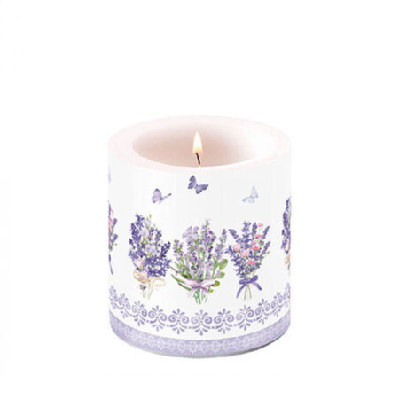 Kaars Lovely Lavender White S | Ambiente
