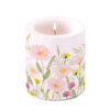 Kaars Pastel Flowers Pink M | Ambiente