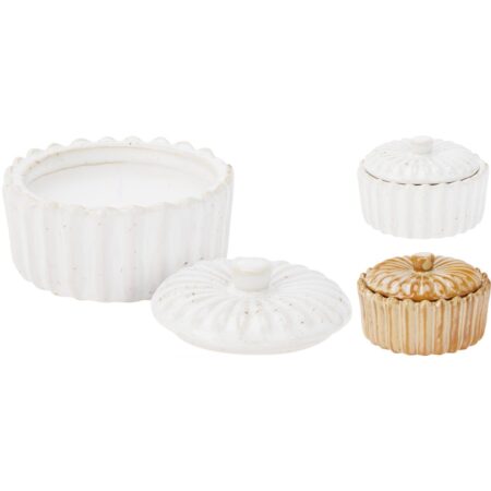 Kaars in pompoen potje 5cm | Home & Styling