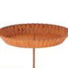 Kaarsenhouder op pin Dia14cm roest | HBX natural living