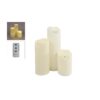 Kaarsenset LED 3-dlg Outdoor XL | Merkloos