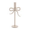 Kaarsenstandaard bow beige 25cm | Homebound