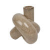 Kaarshouder Venosa keramiek beige |