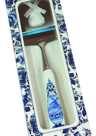 Kaasschaaf / molen in doos Delfts Blauw | Z