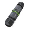 Kabelverbinder - IP68 Waterdicht - Gereedschapsloze installatie - Koppelstuk - Geschikt voor 4-12 mm kabeldikte | HOFTRONIC