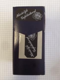 Kadostickers 500s op rol in blauw doosje | Merkloos