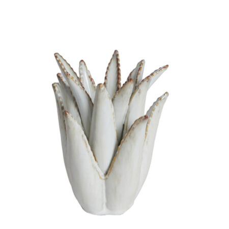 Kandelaar Cactus keramiek creme m | Light & Living