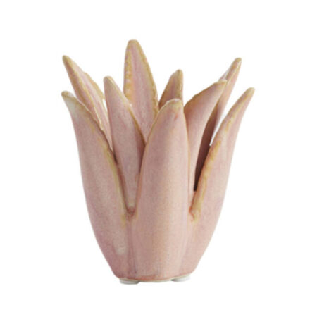 Kandelaar Cactus keramiek koraal S | Light & Living