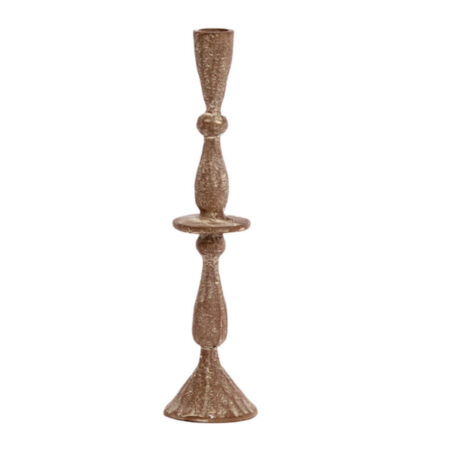 Kandelaar Casandra antiek bruin grijs m | Light & Living