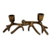 Kandelaar Holder antique Brass Shiny S |