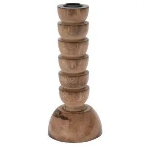 Kandelaar Hout 20.5cm |