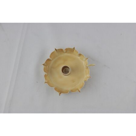 Kandelaar beige 14x13x4cm | Mansion Atmosphere