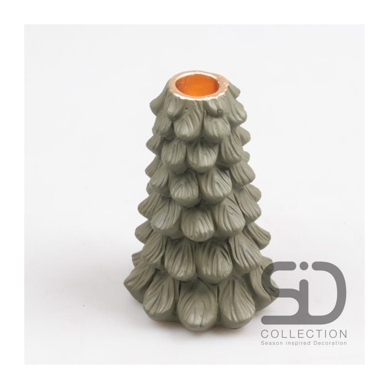 Kandelaar everlands kunstkerstboom 10x10xx15 olijfgroen | Season Inspired Decoration