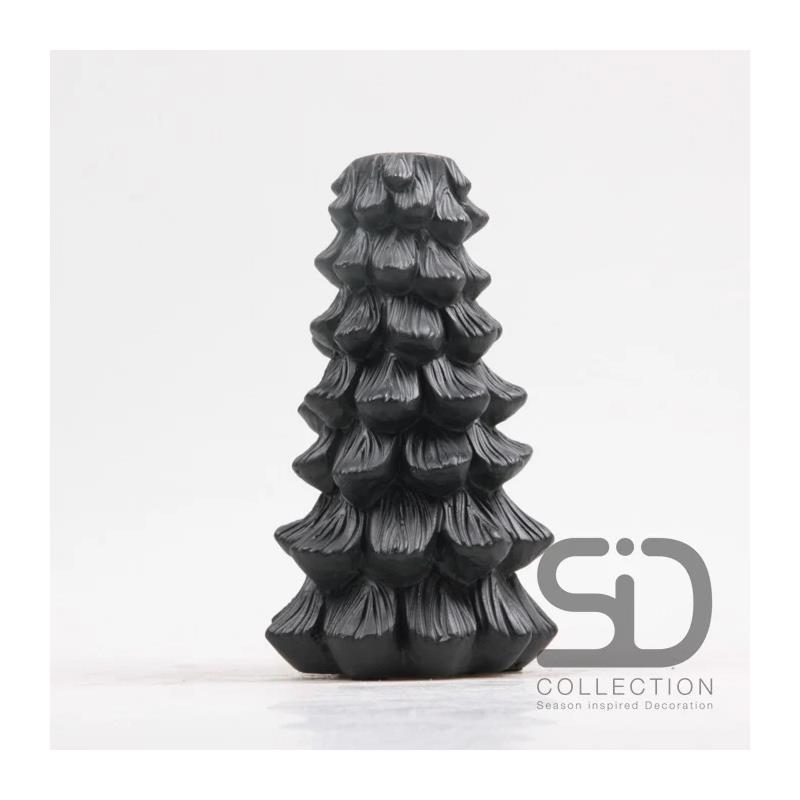 Kandelaar everlands kunstkerstboom 11x11x19 zwart | Season Inspired Decoration