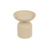 Kandelaar op voet beige 10x10x11cm | Countryfield