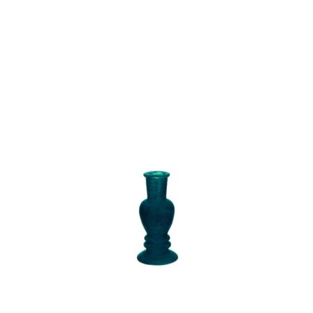 Kandelaar/Vaas Venice velvet groen Ø5cm | Ideas 4 seasons
