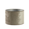 Kap cilinder Chelsea velours zilver 35 | Light & Living