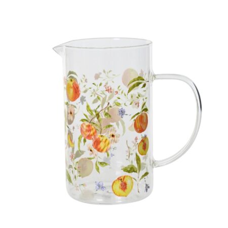 Karaf perzik glas 1 Liter helder | Decoris
