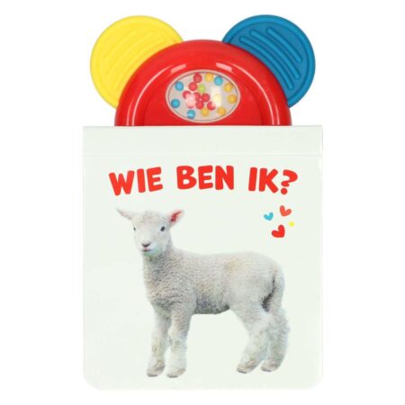 Karton rammelboekje Wie ben ik? Schaap | cuberdon books