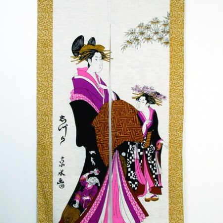 Katoenen Rayon Noren - Japanse Deurgordijn - 85 x 150cm | Tokyo Design Studio
