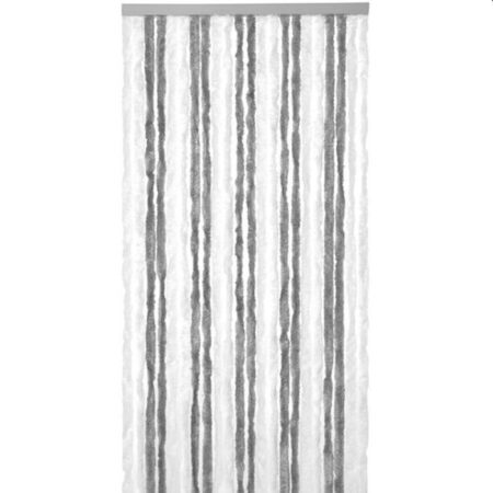 Kattenstaart 90x220cm grijs wit | Wicotex
