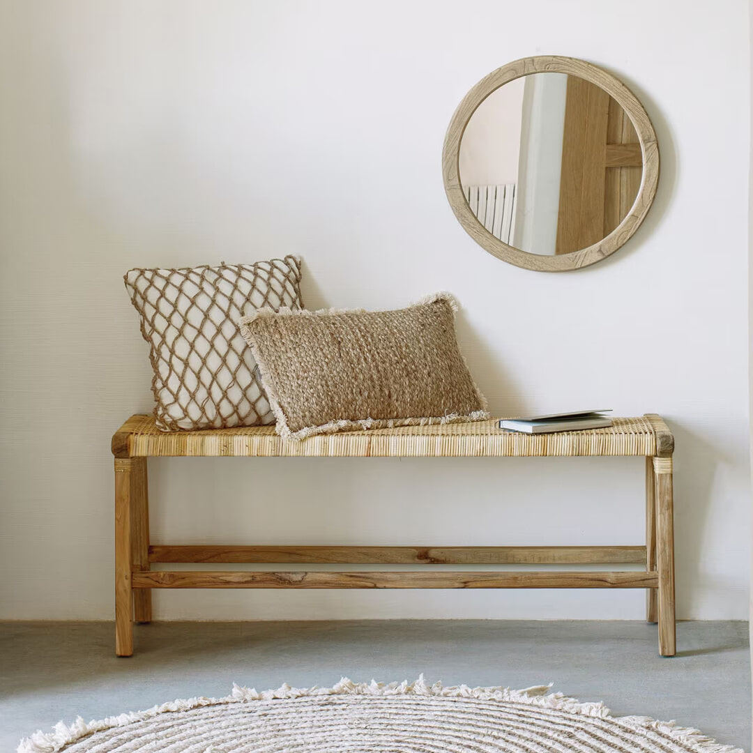 Kave Home Bankje Beida 120cm - Teak | Kave Home