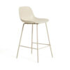 Kave Home Barkruk Altea Gerecycled kunststof - Beige (zithoogte 65cm) | Kave Home
