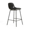Kave Home Barkruk Altea Gerecycled kunststof - Zwart (zithoogte 65cm) | Kave Home