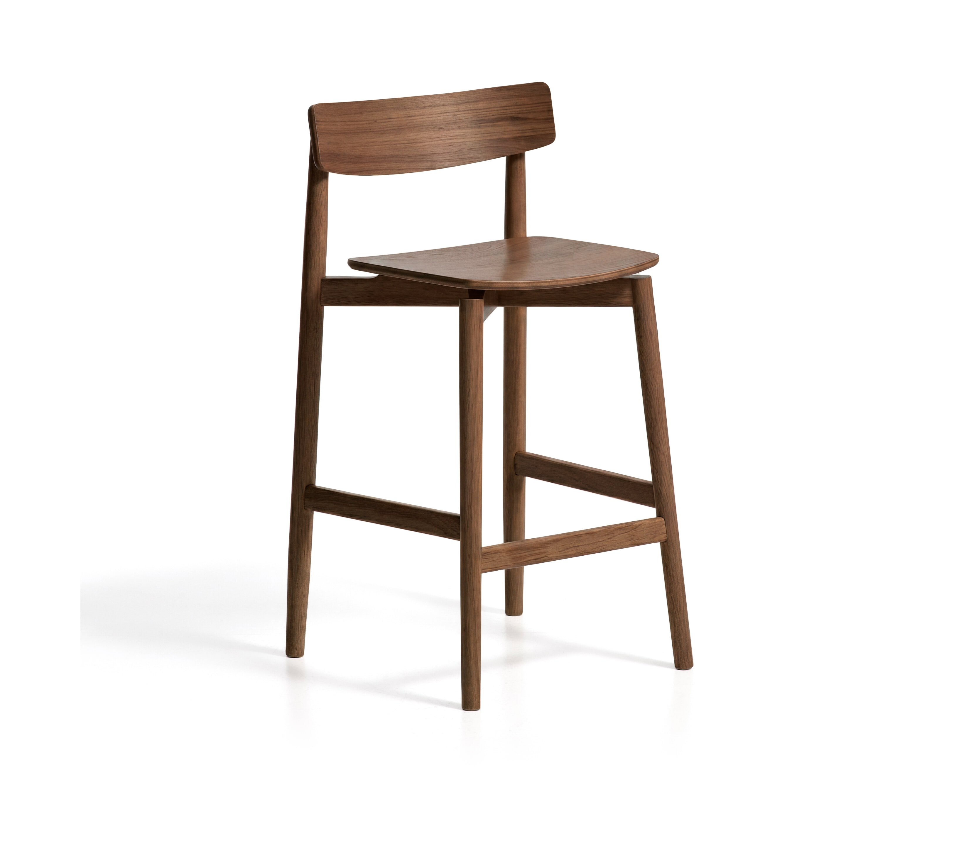 Kave Home Barkruk Evera Eiken - Bruin (zithoogte 65cm) | Kave Home