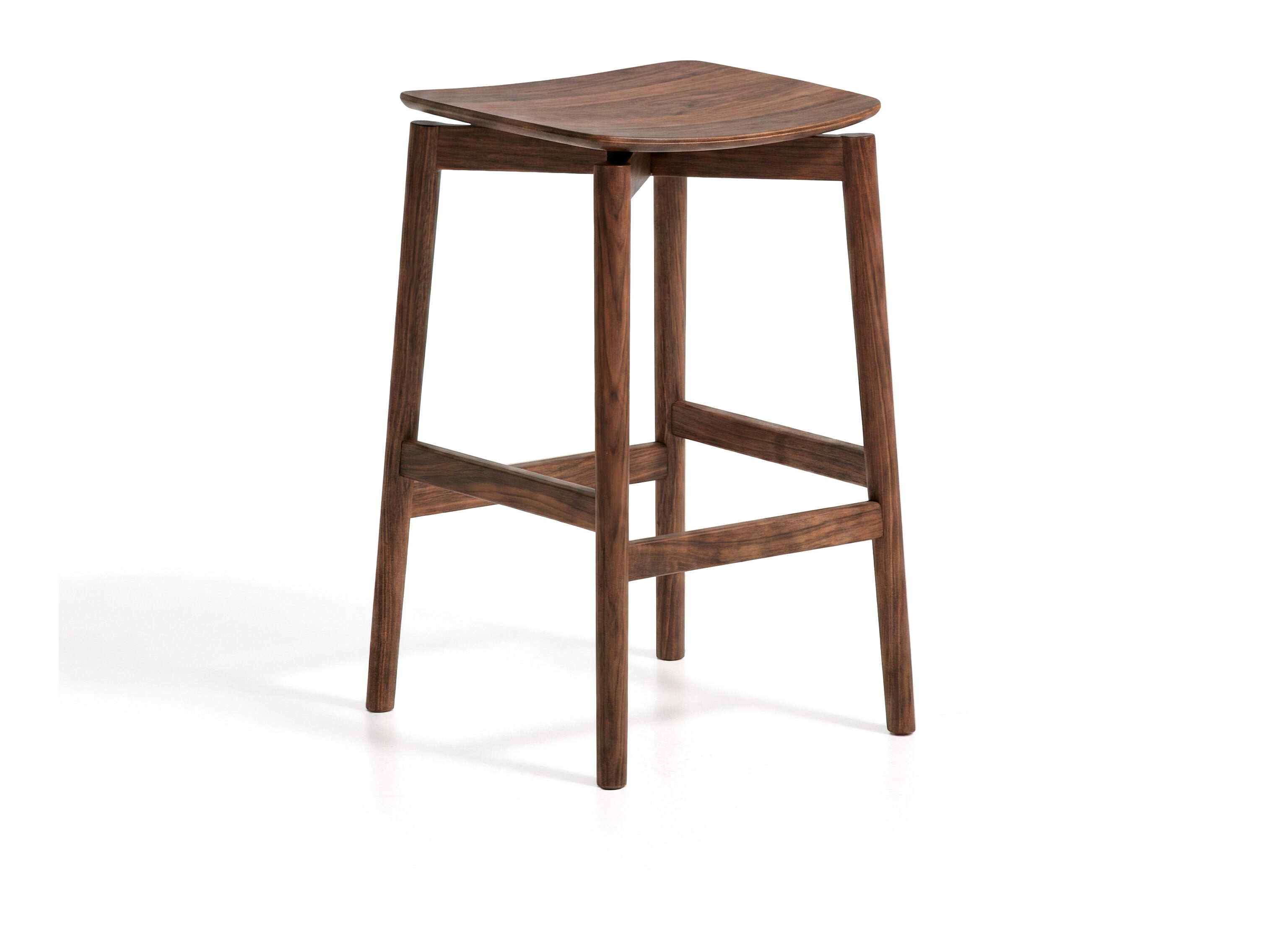 Kave Home Barkruk Evera Eiken - Bruin (zithoogte 65cm) | Kave Home