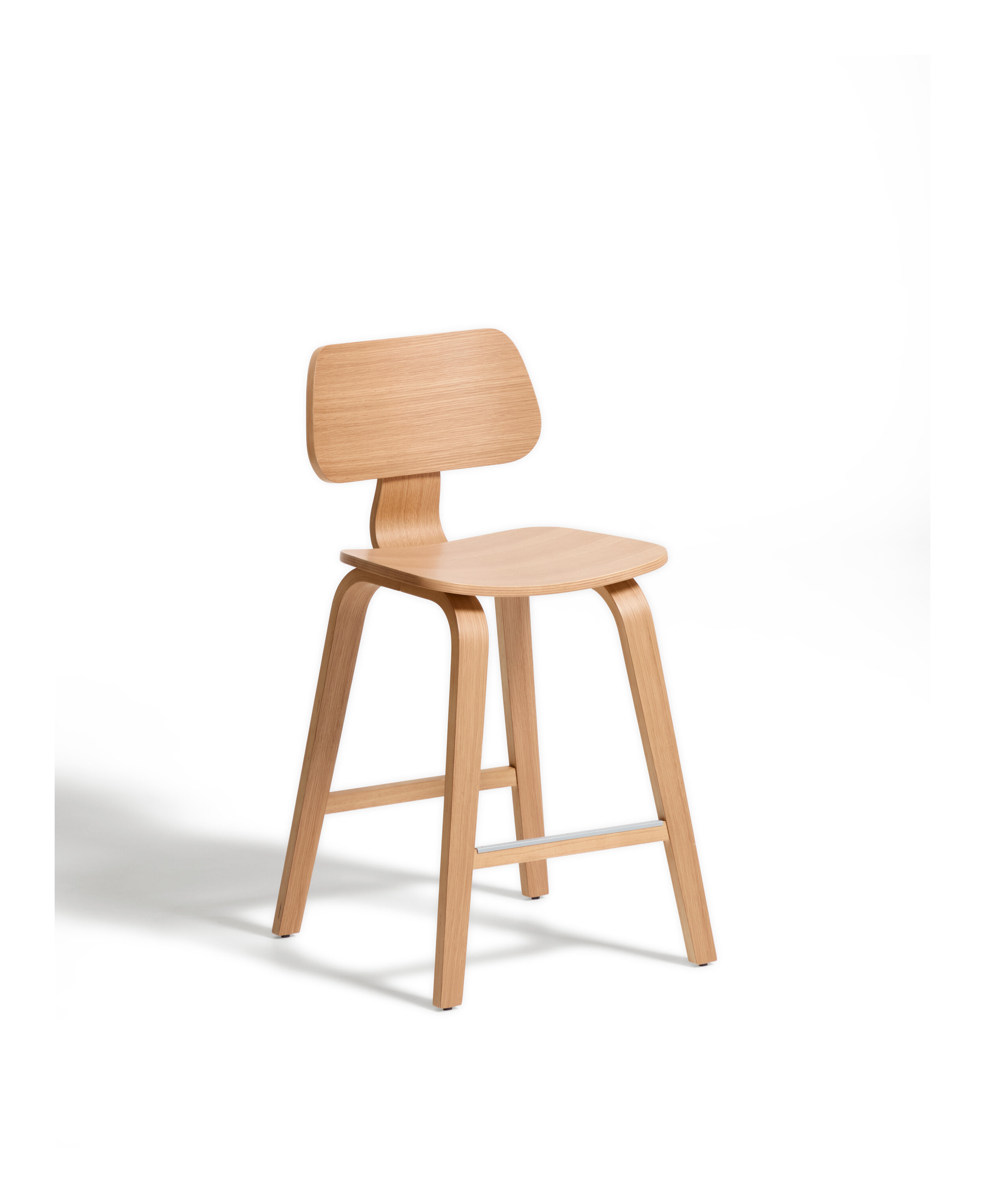 Kave Home Barkruk Gena Eiken (zithoogte 65cm) - Naturel | Kave Home