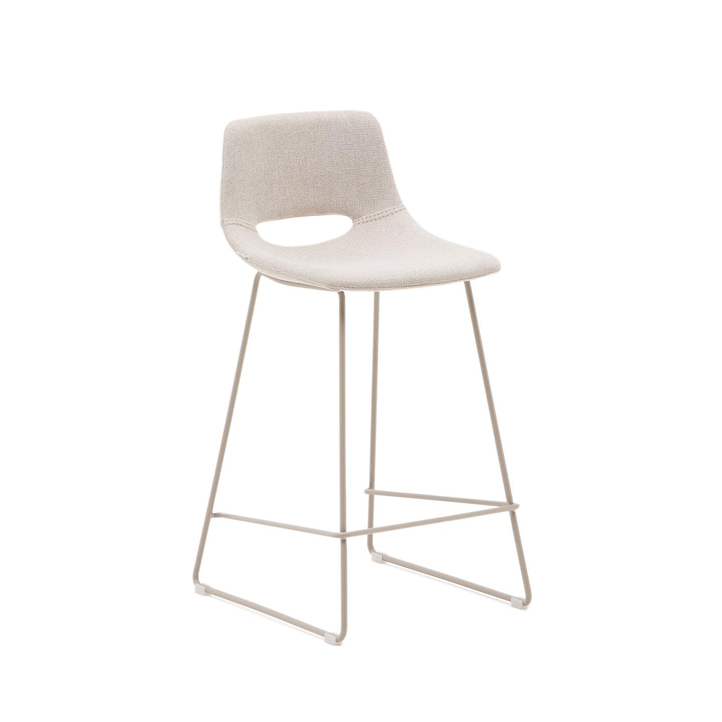 Kave Home Barkruk Zahara - Beige (zithoogte 65cm) | Kave Home