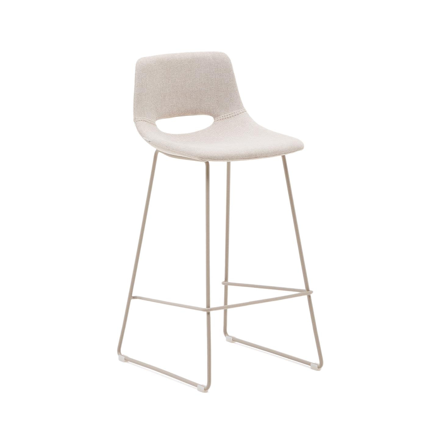 Kave Home Barkruk Zahara - Beige (zithoogte 76cm) | Kave Home