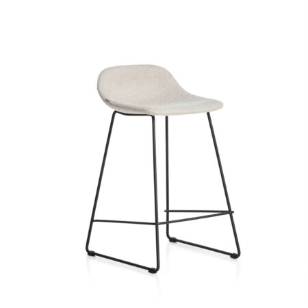 Kave Home Barkruk Zahara Stof - Beige (zithoogte 66cm) | Kave Home