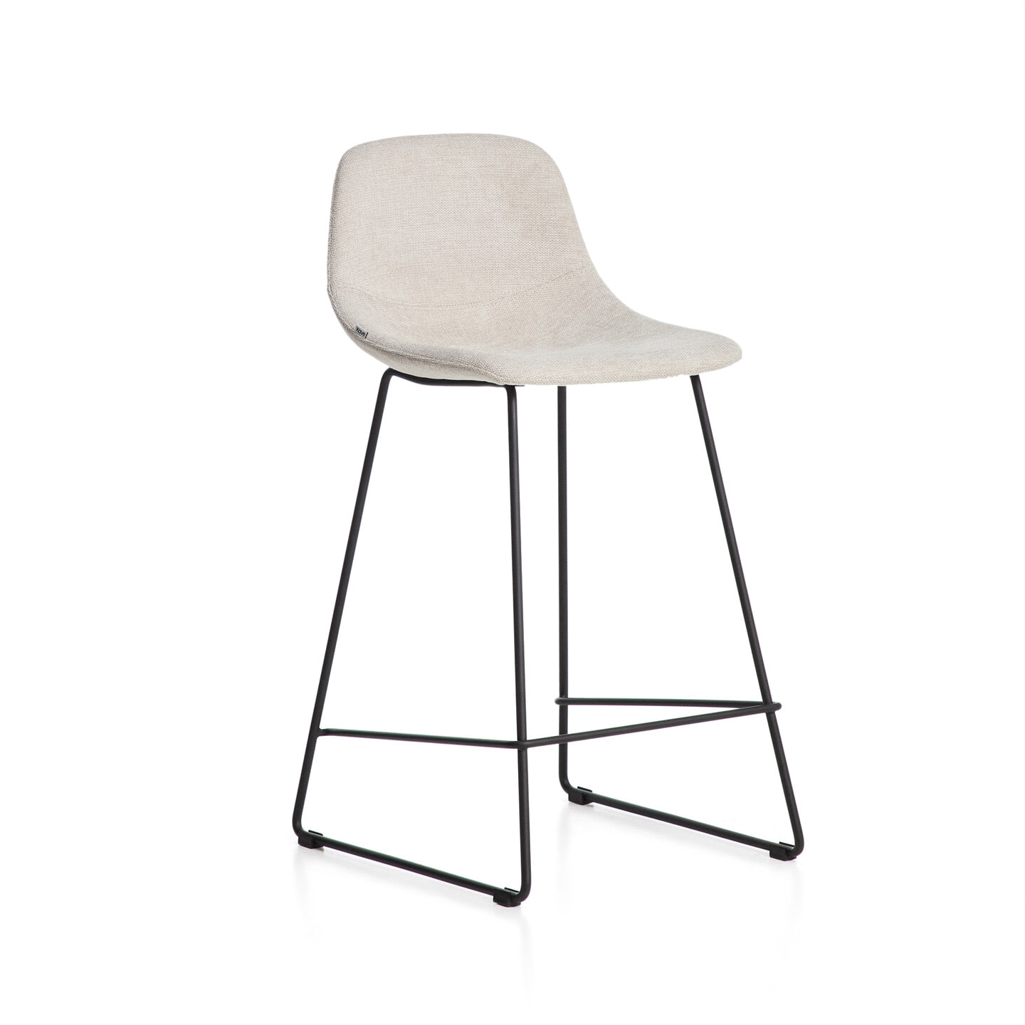 Kave Home Barkruk Zahara Stof - Beige (zithoogte 76cm) | Kave Home